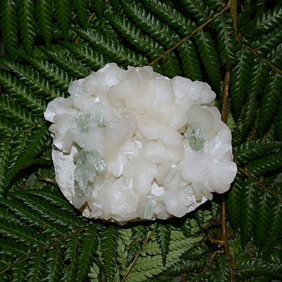 Green Apophylite and Stilbite Specimen