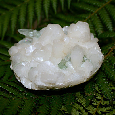 Green Apophylite and Stilbite Specimen