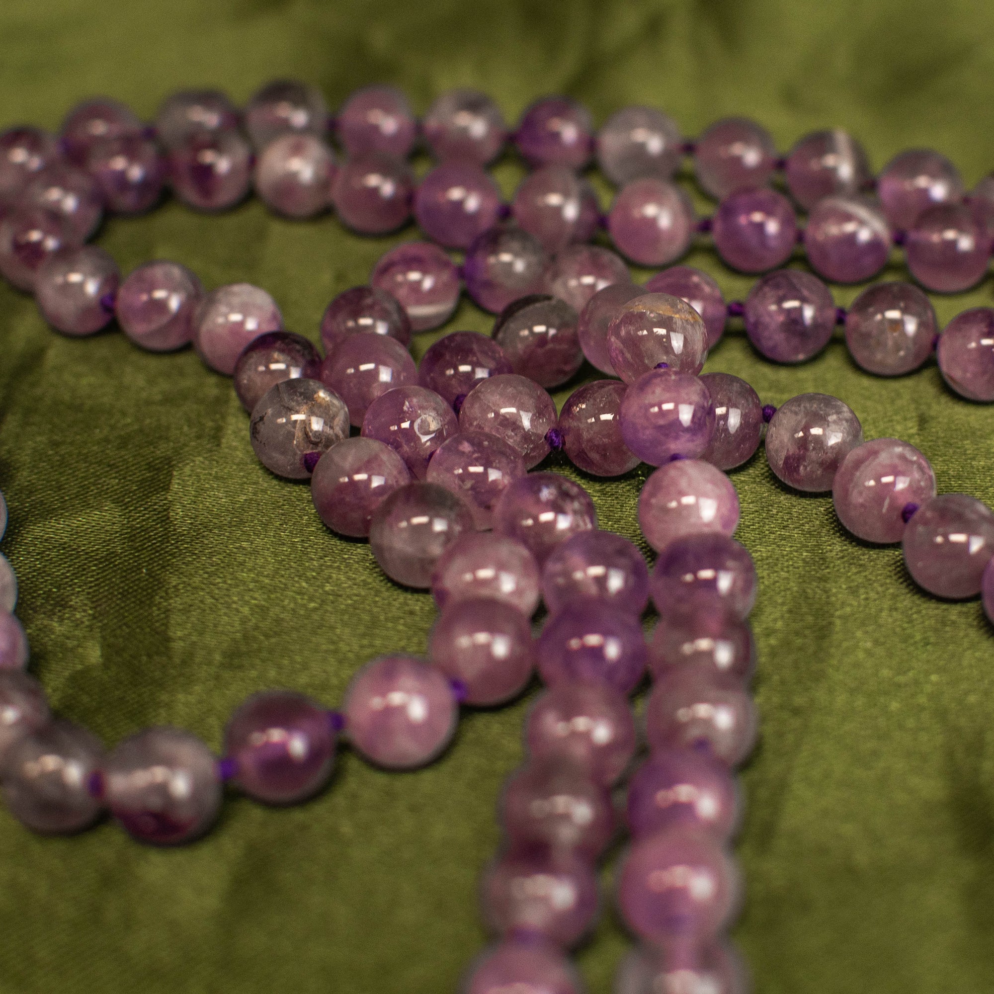 Amethyst Mala Necklace