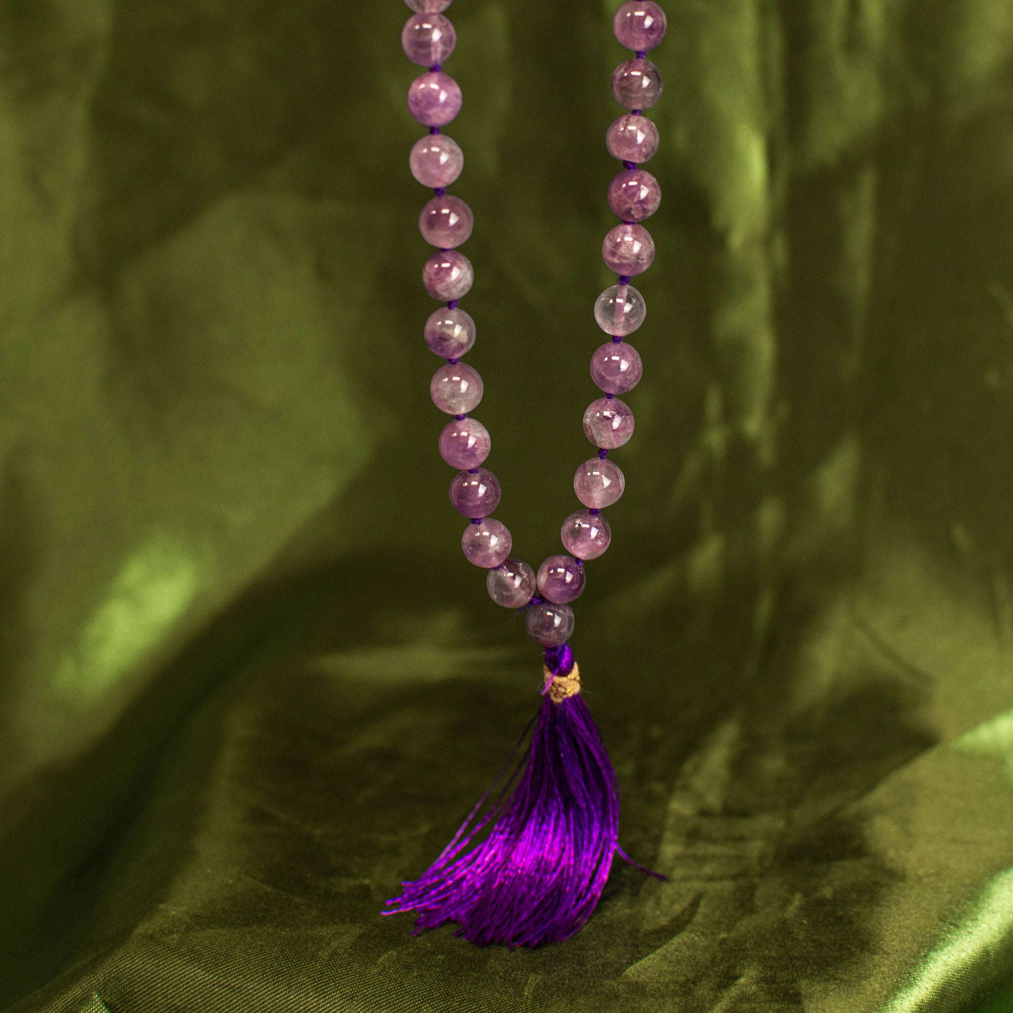 Amethyst Mala Necklace