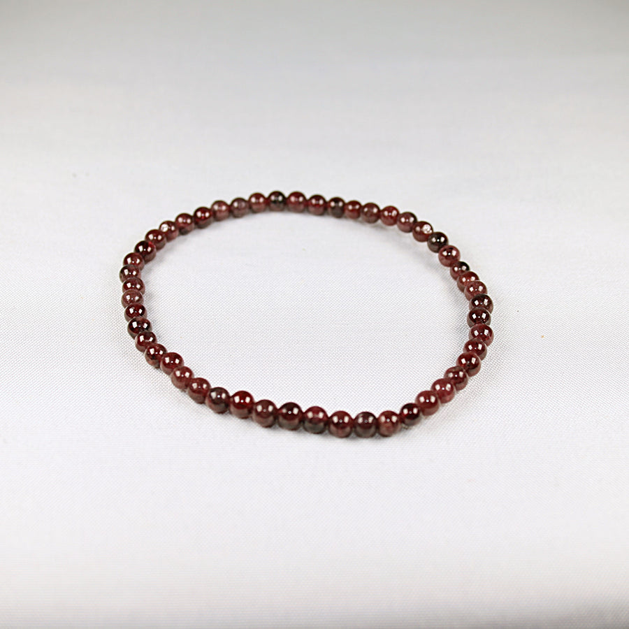 Garnet Bracelet 4mm