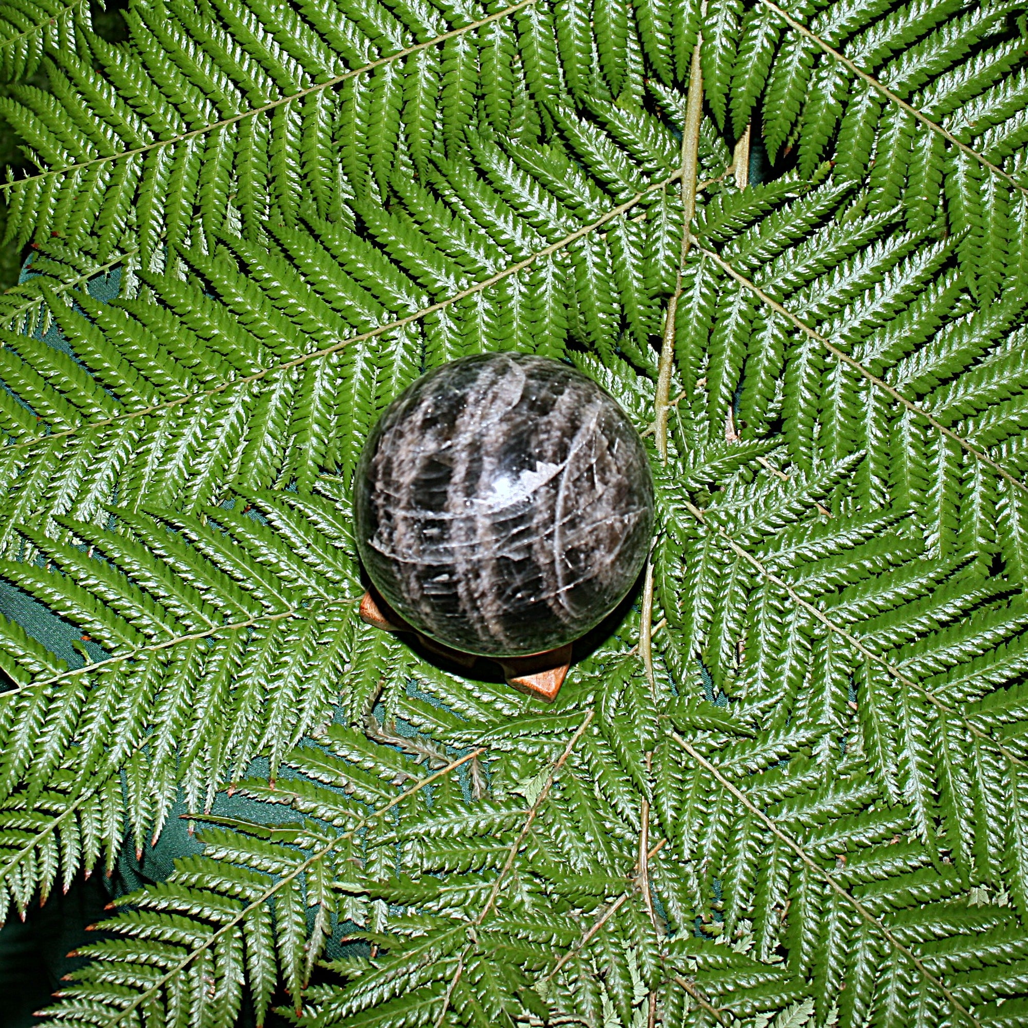 Black Moonstone Sphere