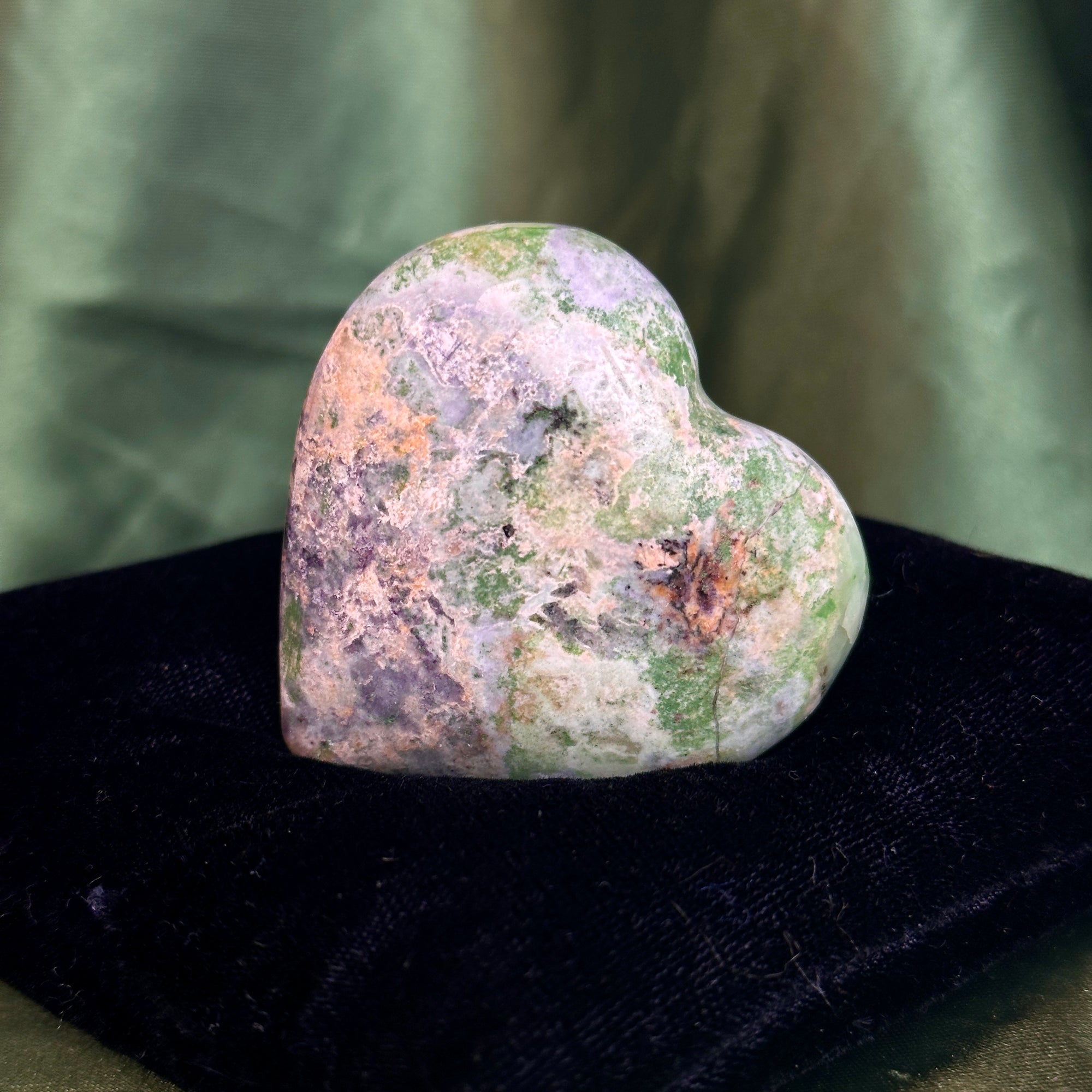 Bolivianite Hearts (Multiple Available)