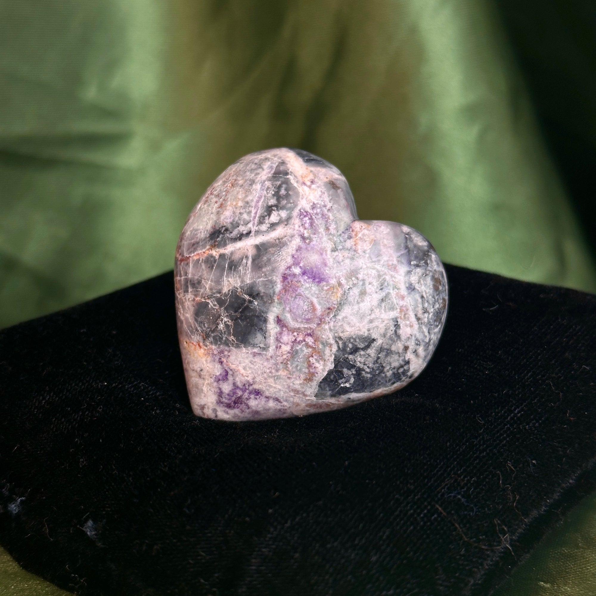 Bolivianite Hearts (Multiple Available)