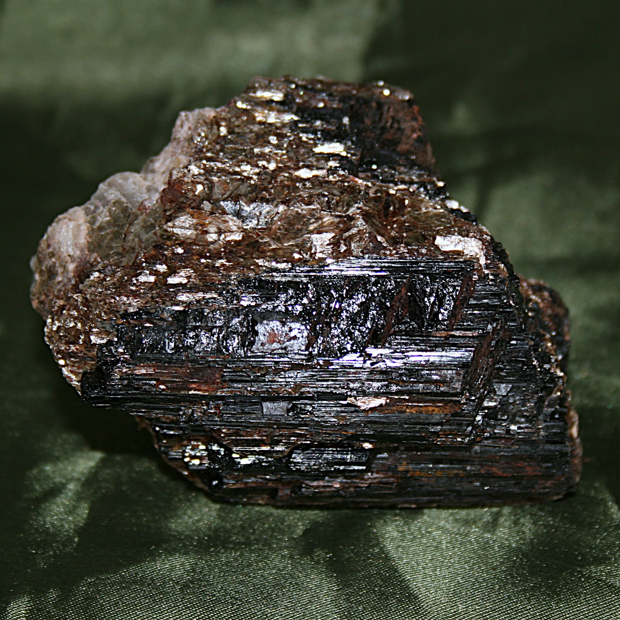 Black Tourmaline with Mica