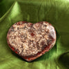 Uruguayan Black Amethyst Druzy Heart