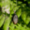 Black Druzy Quartz Pendant