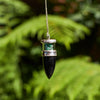 Black Tourmaline and Emerald Pendulum