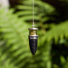 Black Tourmaline and Peridot Pendulum