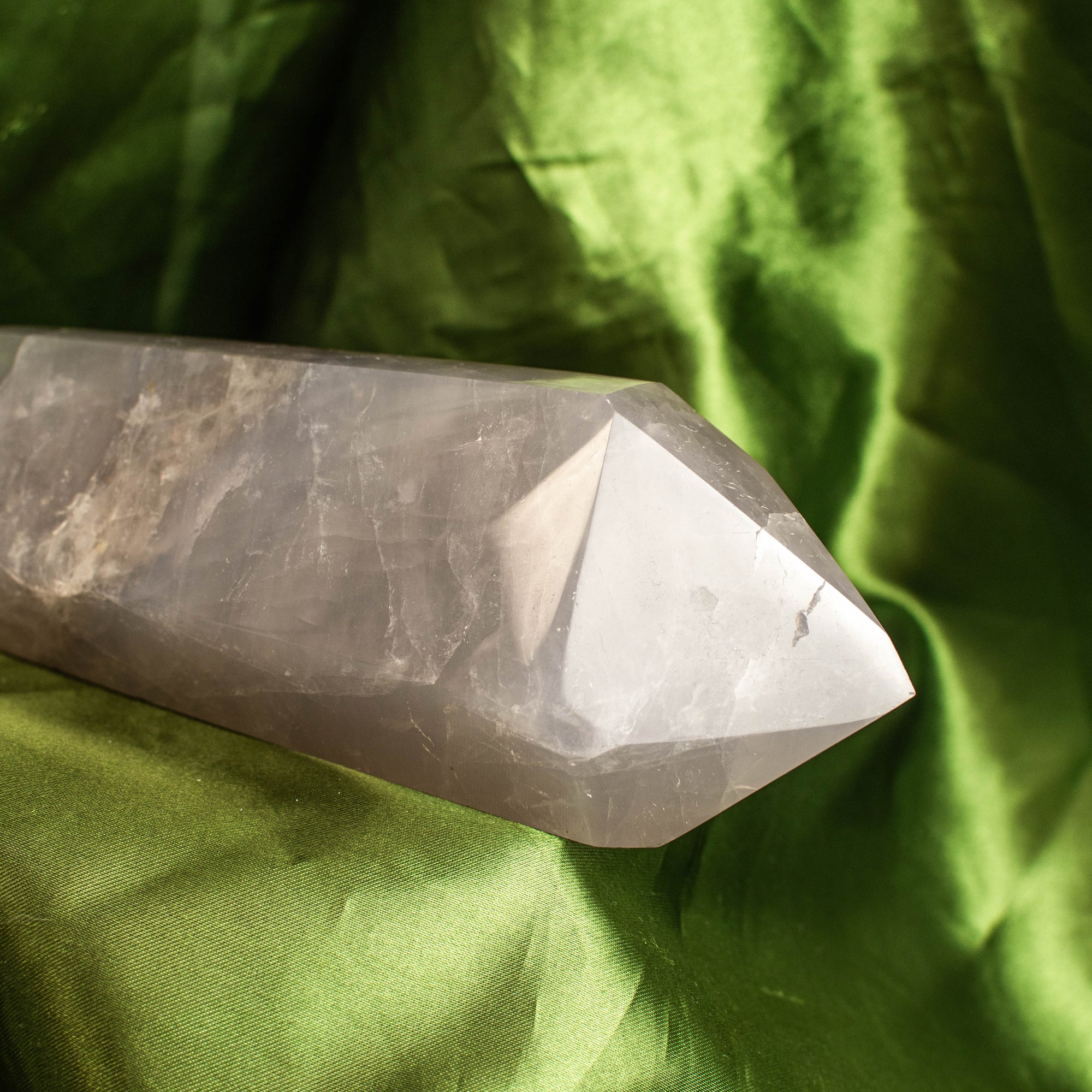 Double Terminated Blue Rose Quartz