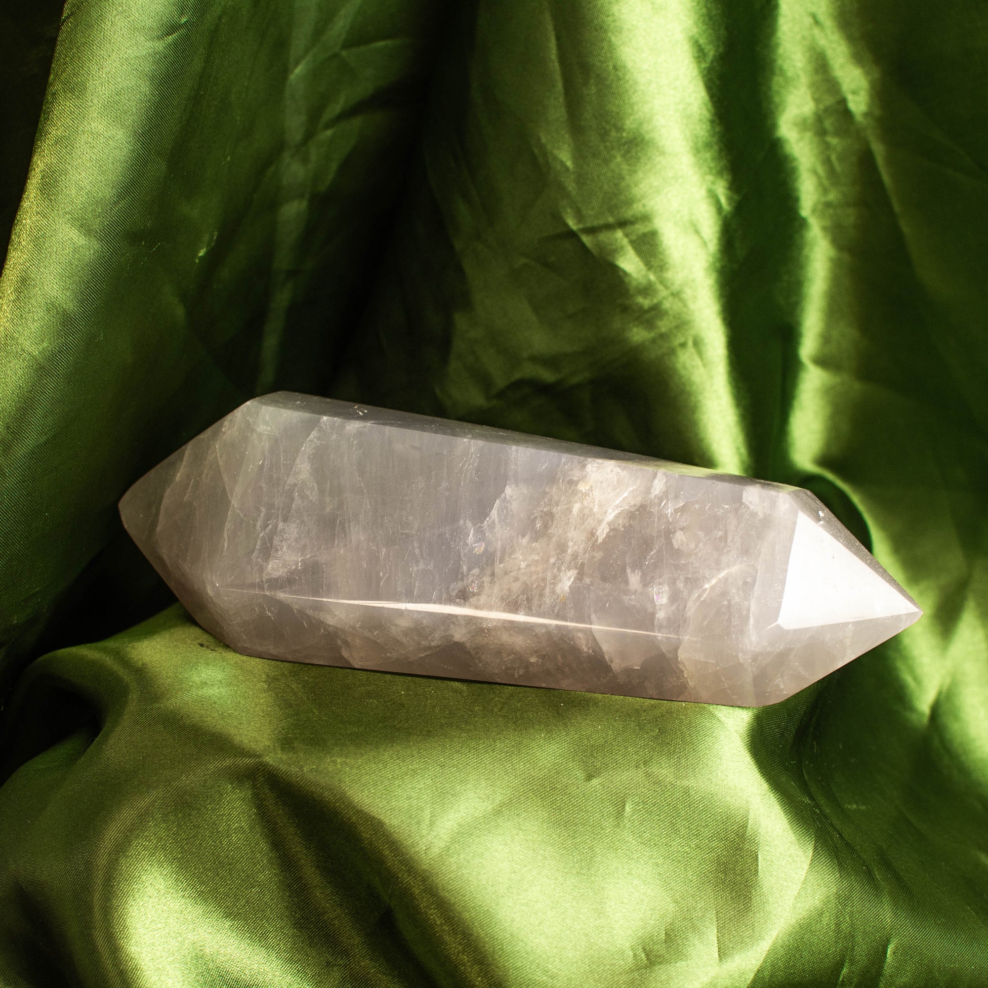 Double Terminated Blue Rose Quartz