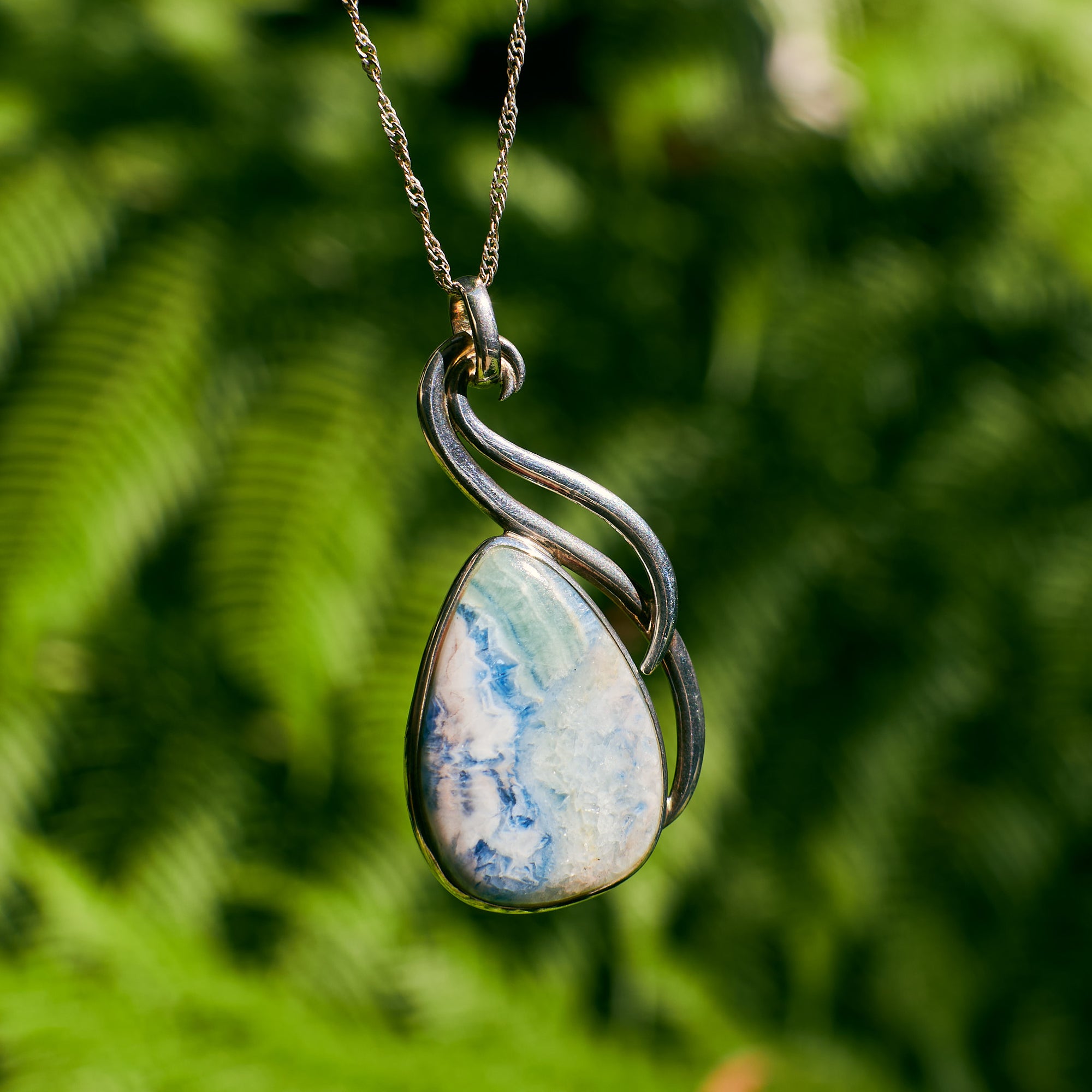 Blue Sheelite Pendant