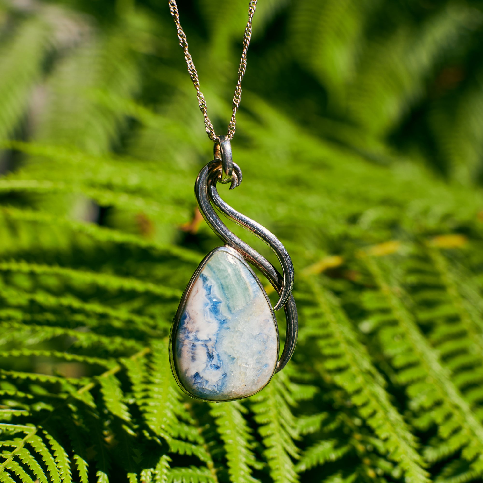 Blue Sheelite Pendant