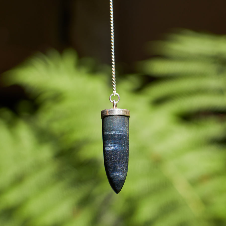 Blue Tigers Eye Pendulum