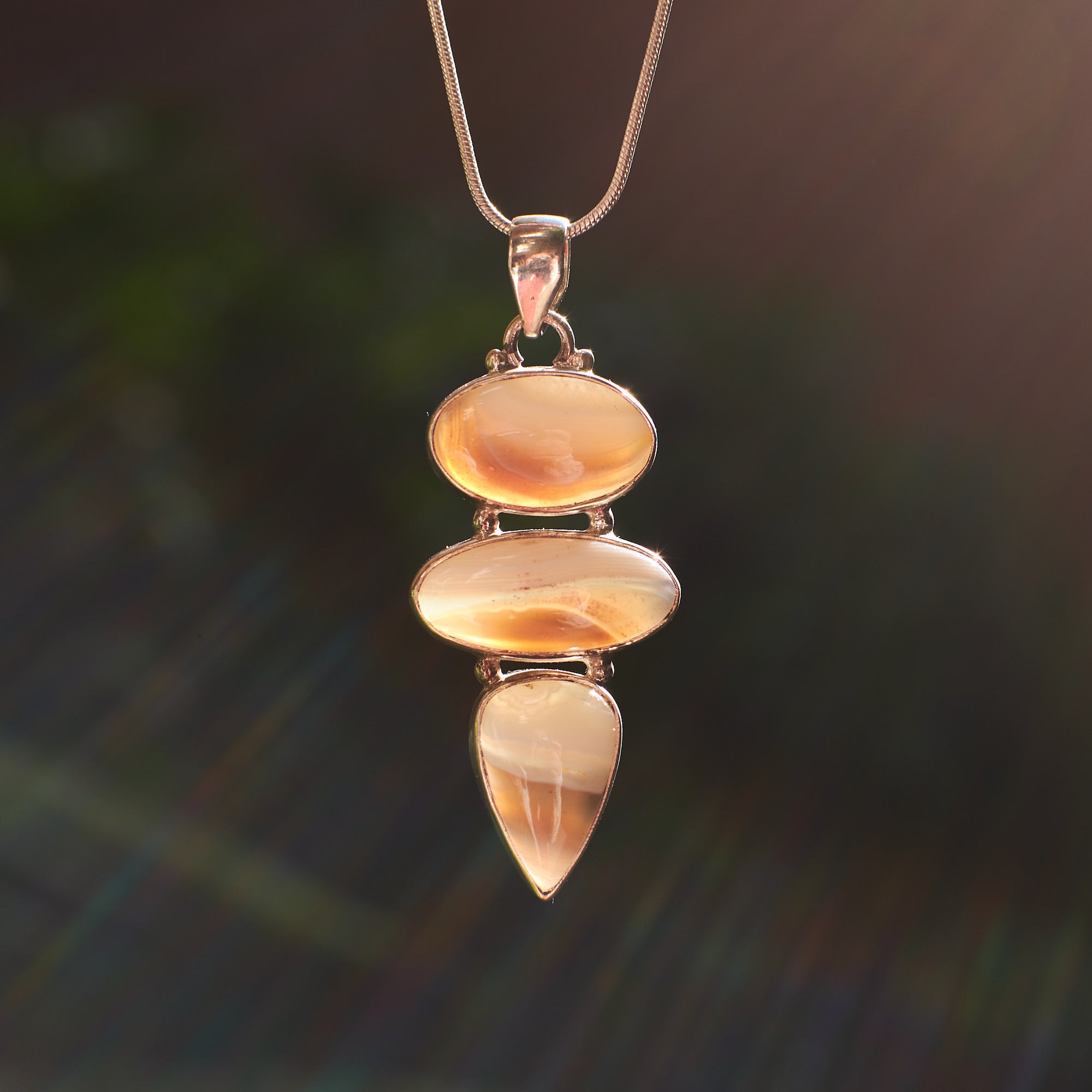 Botswana Agate Pendant