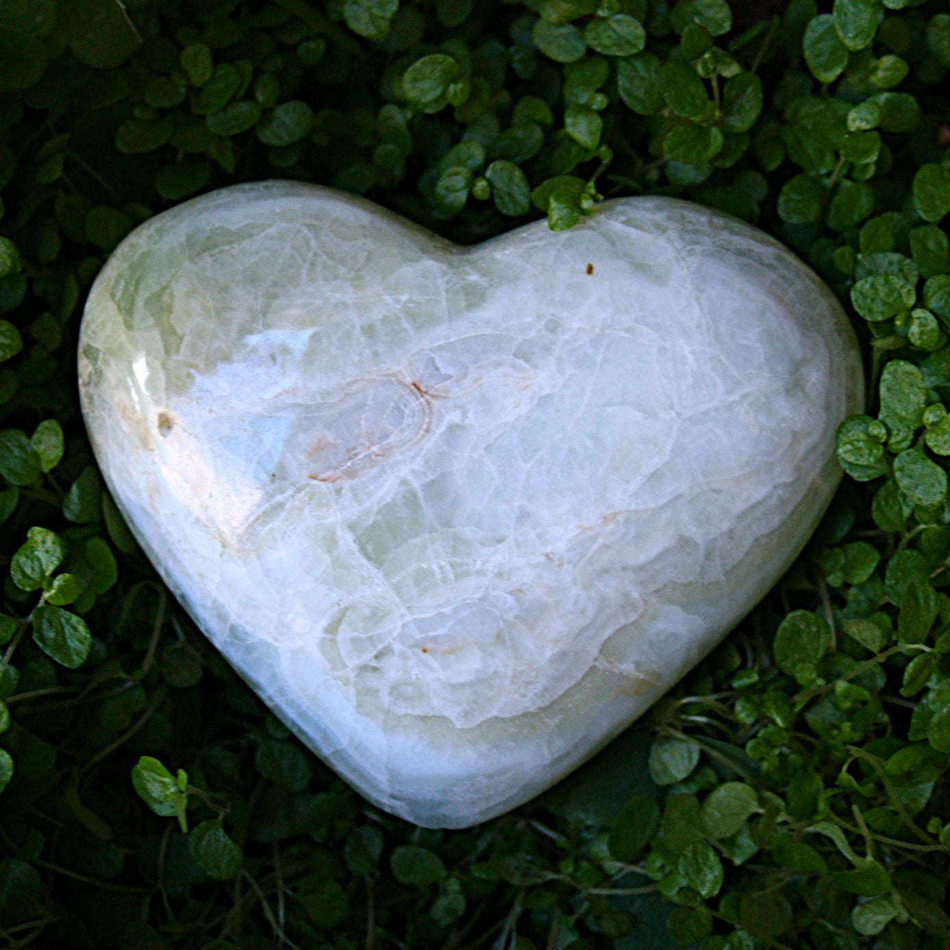 Caribbean Calcite Heart