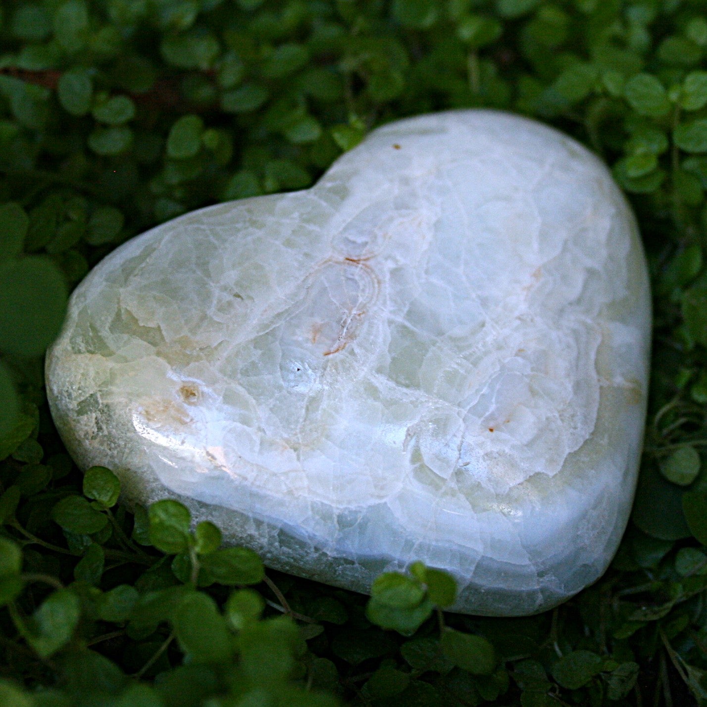 Caribbean Calcite Heart