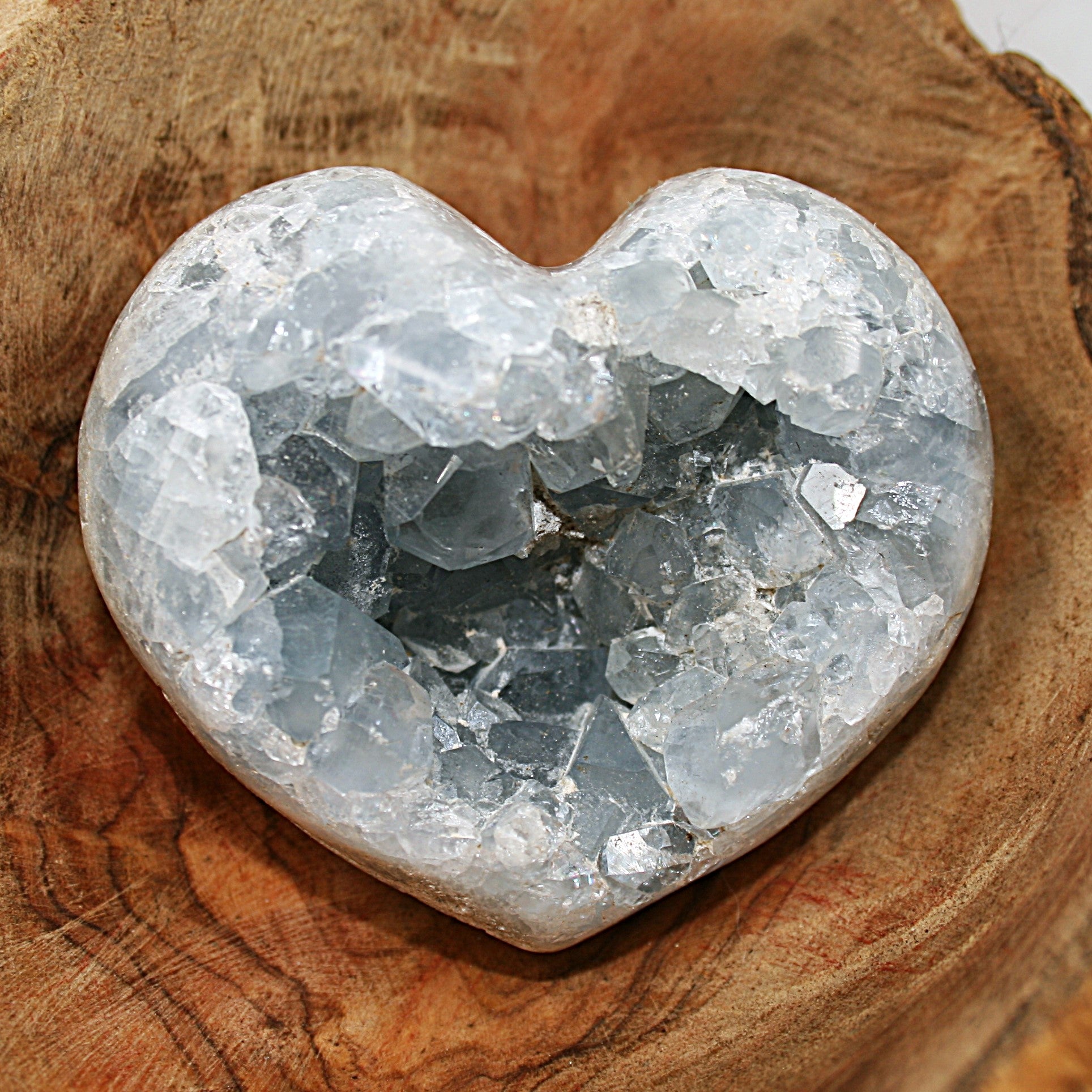 Celestite Hearts (Multiple Available)