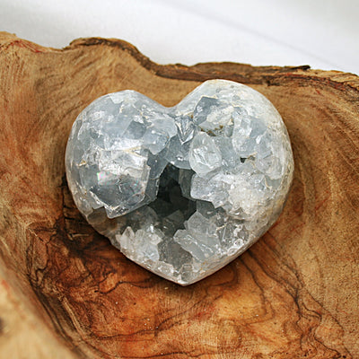 Celestite Hearts (Multiple Available)