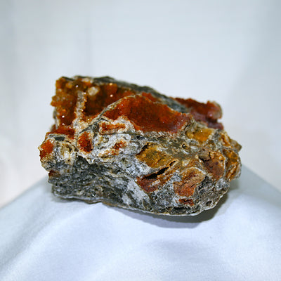 Citrine with Stibnite