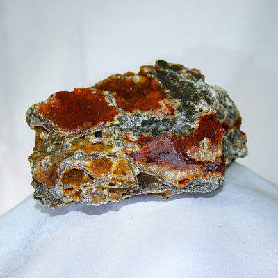 Citrine with Stibnite