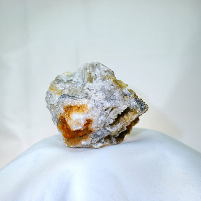 Citrine with Stibnite