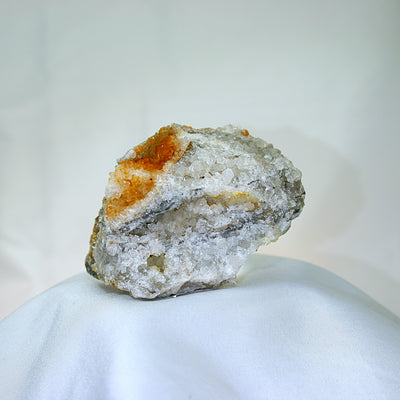 Citrine with Stibnite