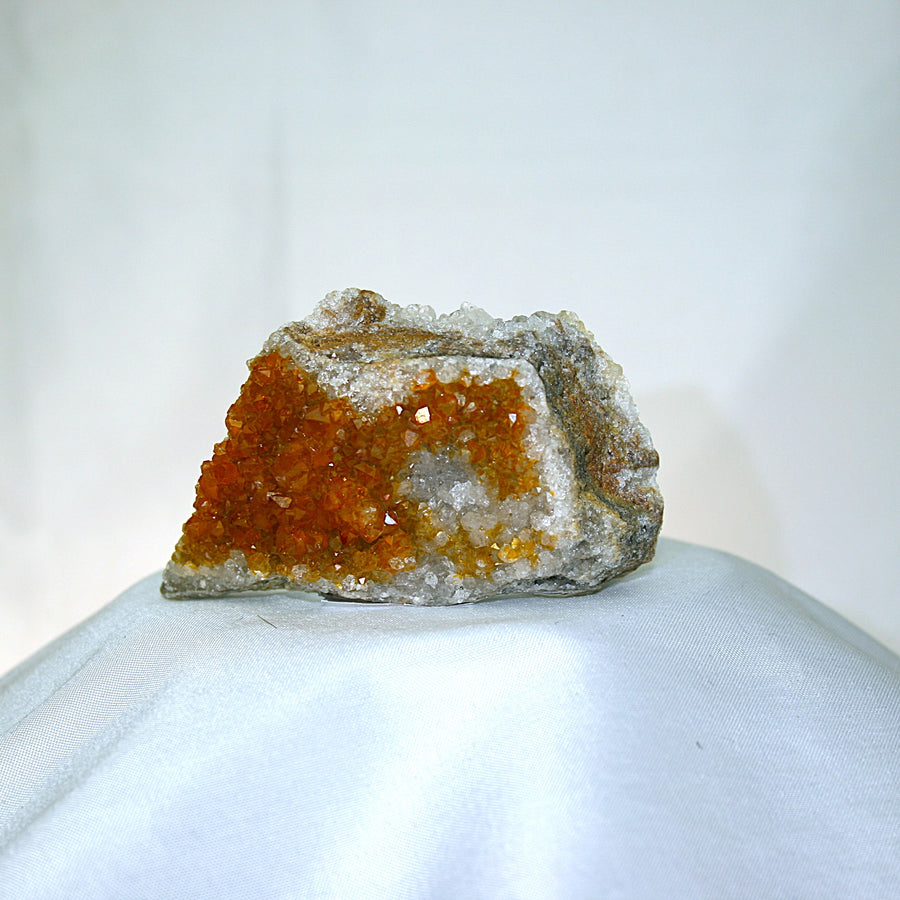 Citrine with Stibnite