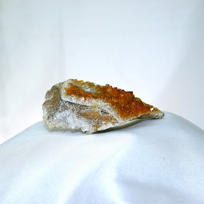 Citrine with Stibnite