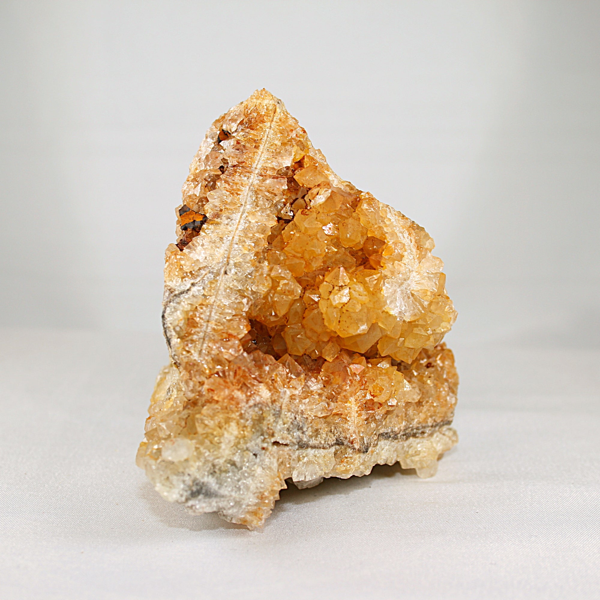Citrine with Stibnite