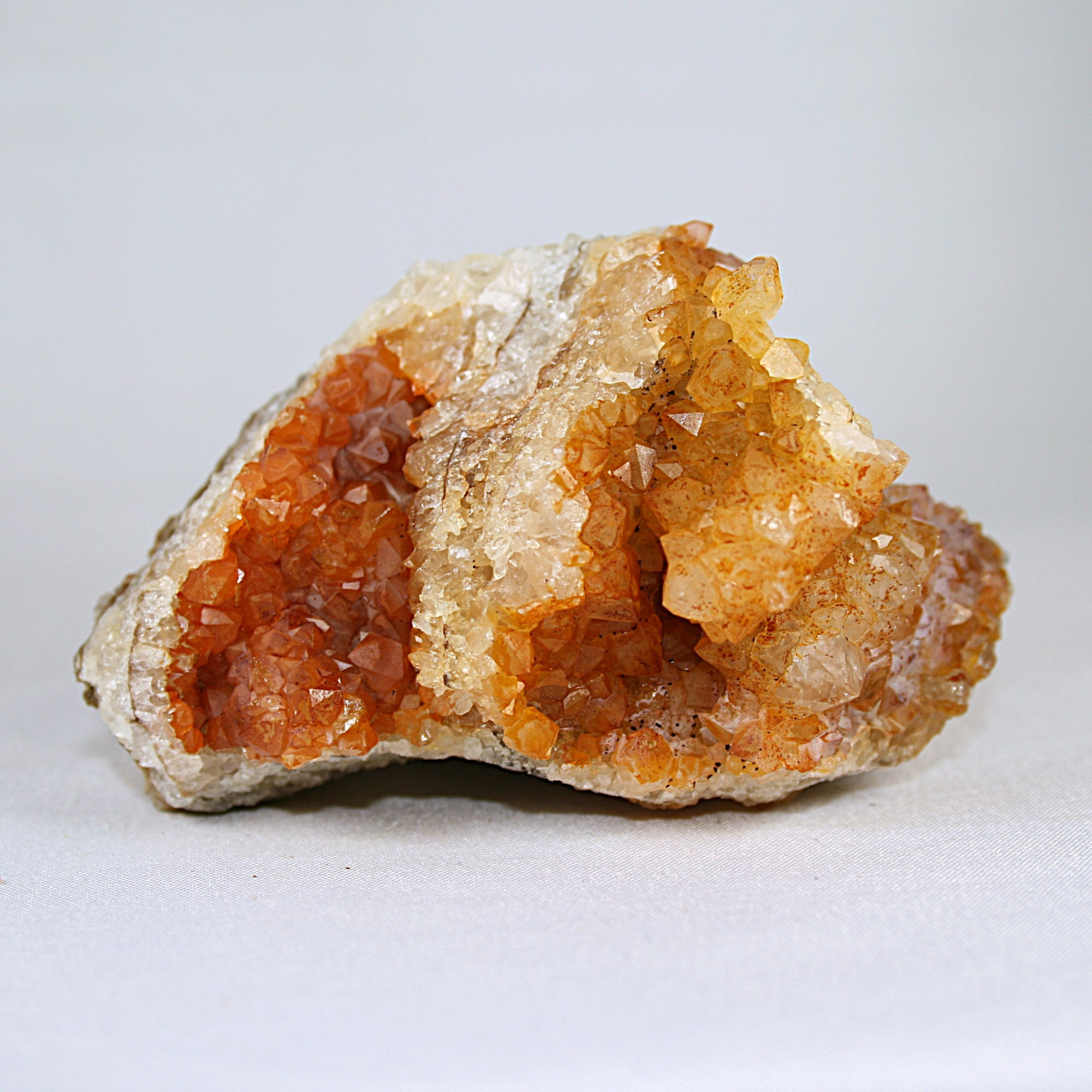 Citrine with Stibnite