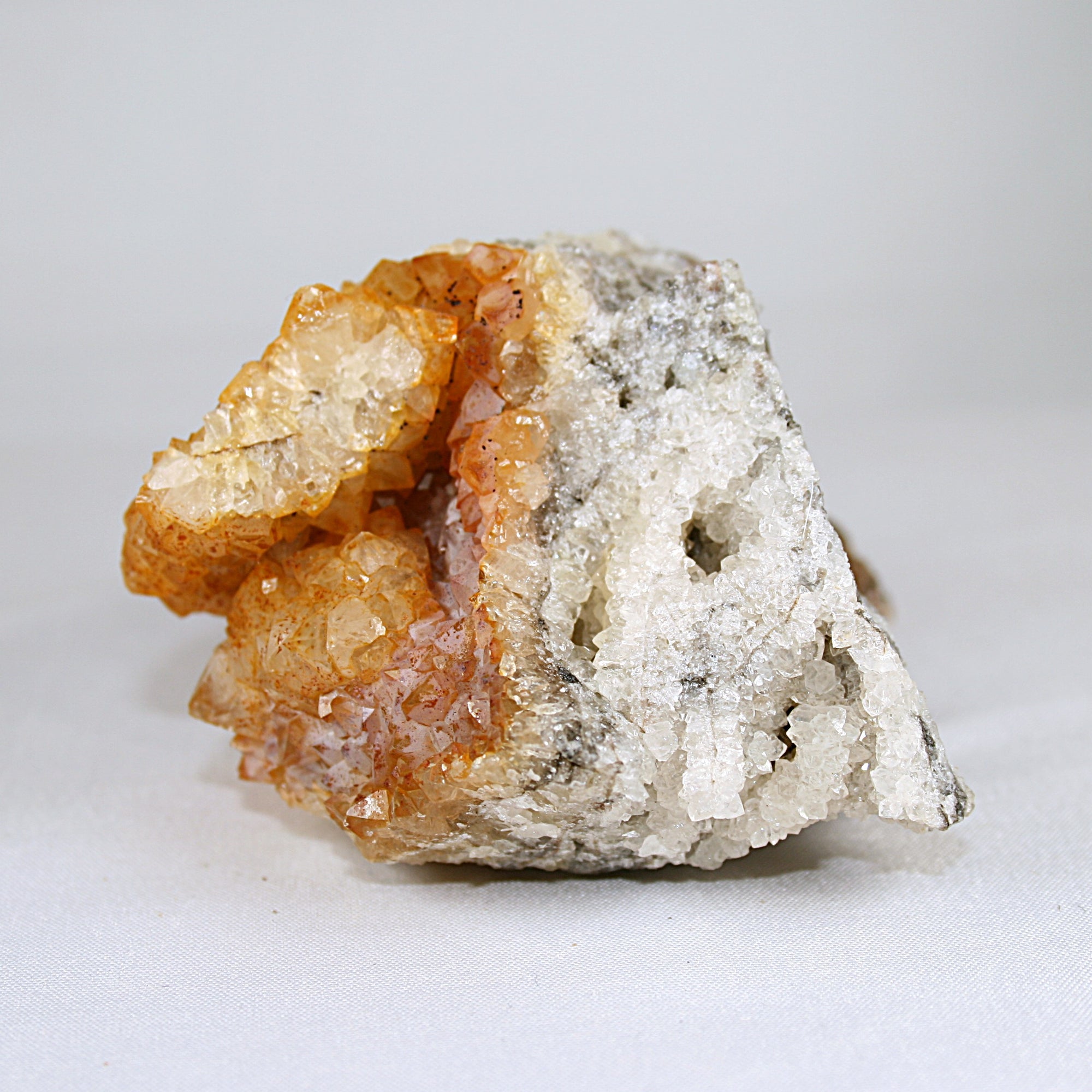 Citrine with Stibnite