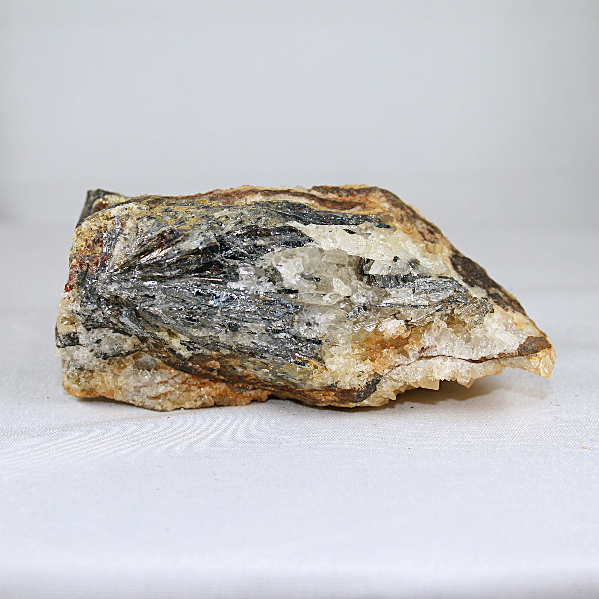 Citrine with Stibnite