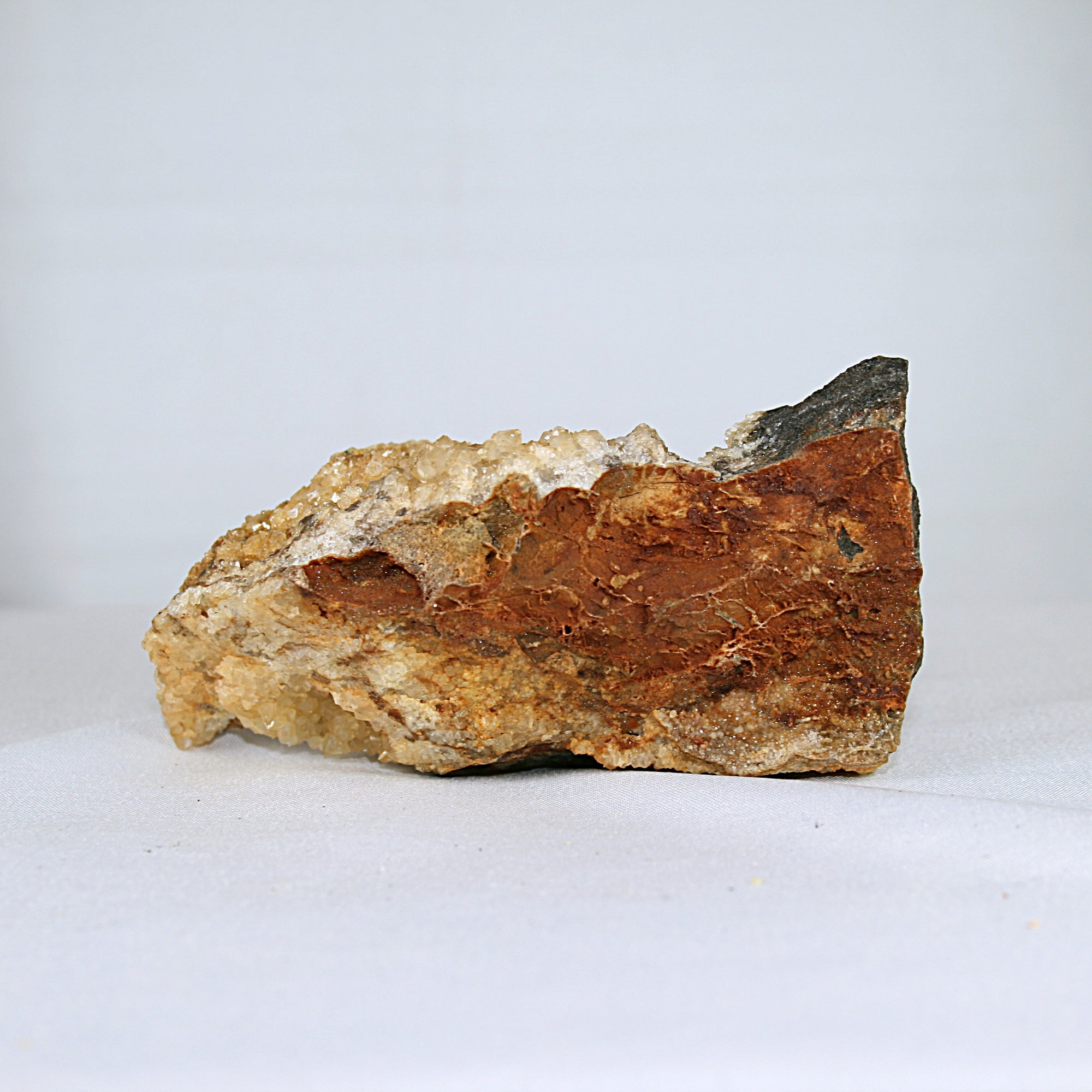 Citrine with Stibnite