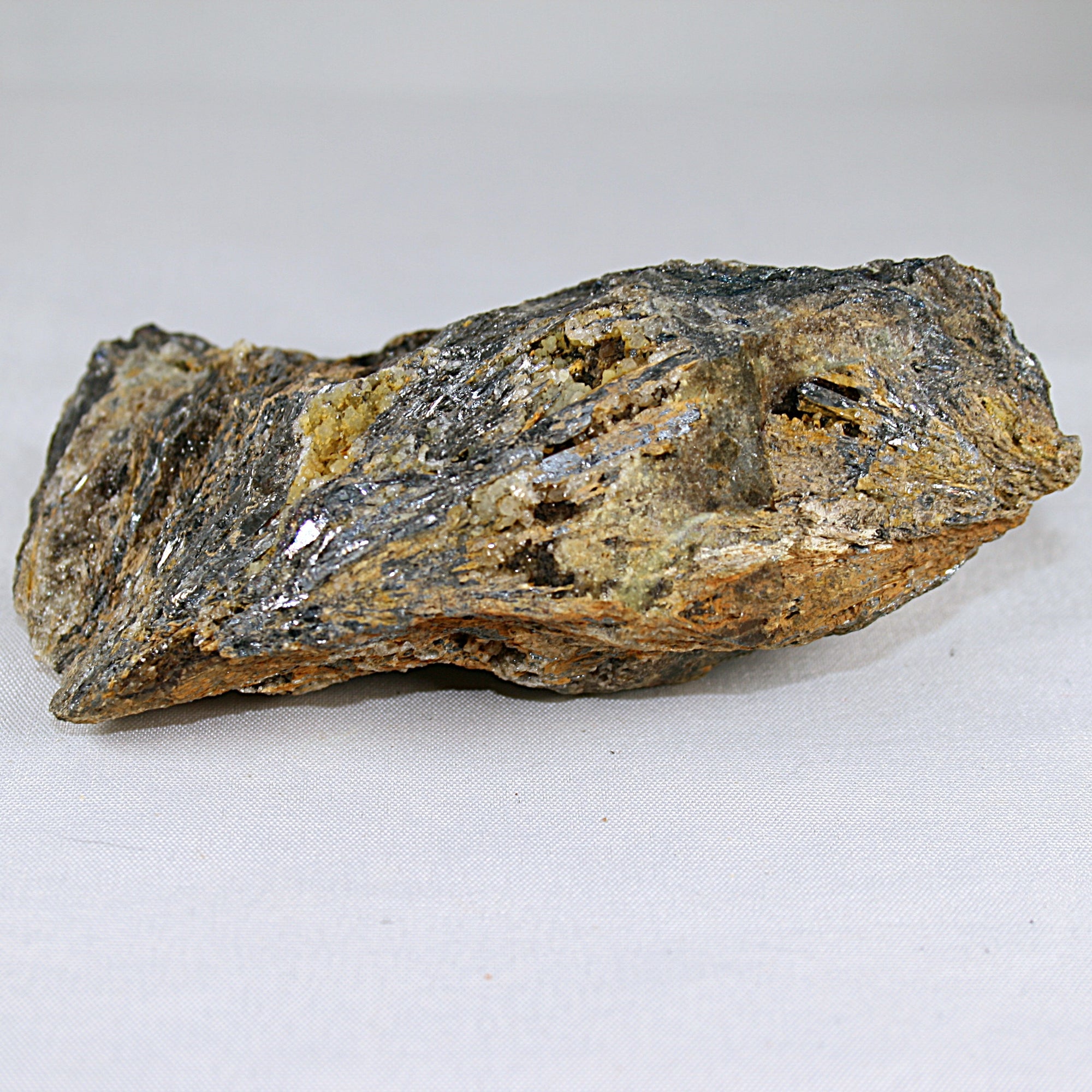 Citrine with Stibnite