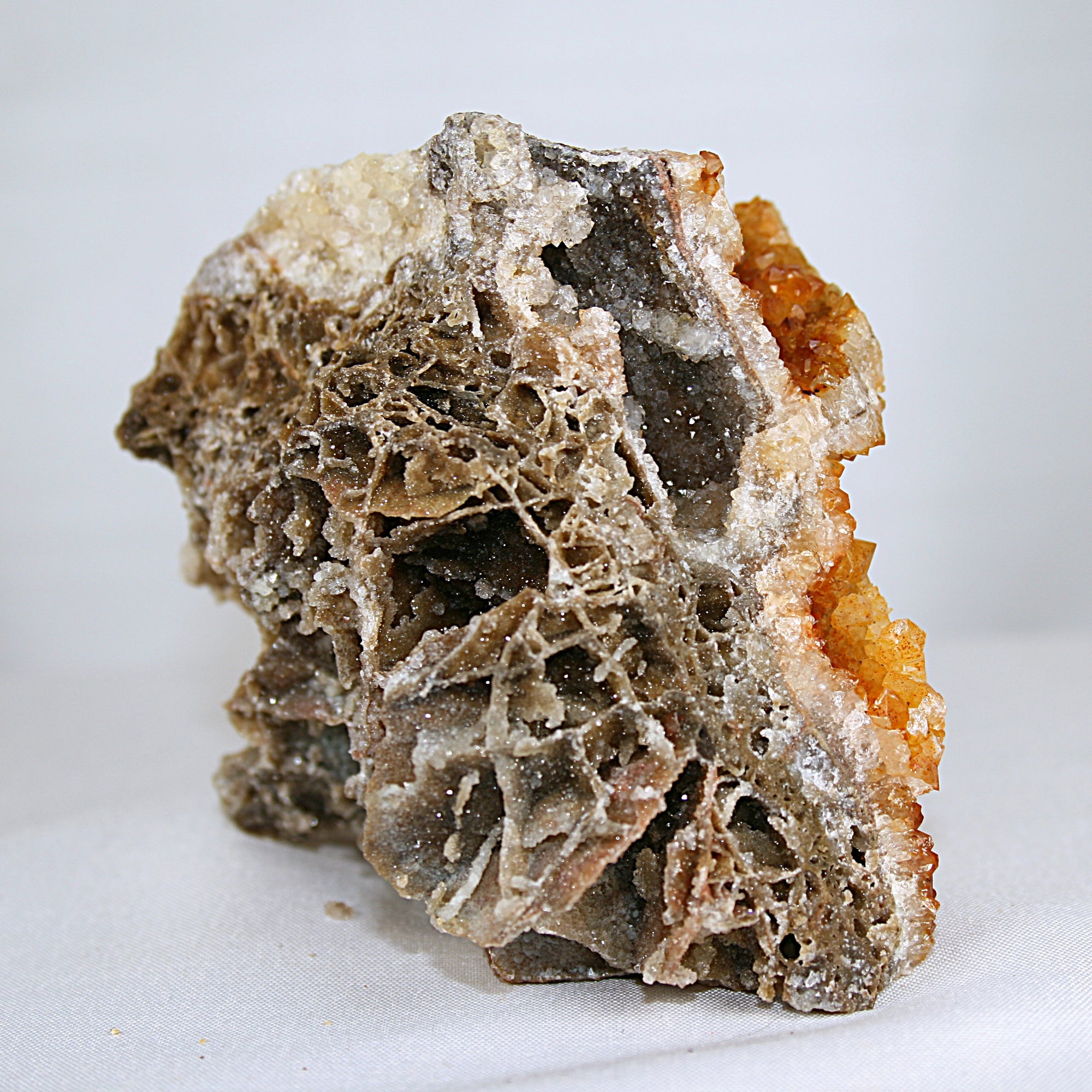 Citrine with Stibnite