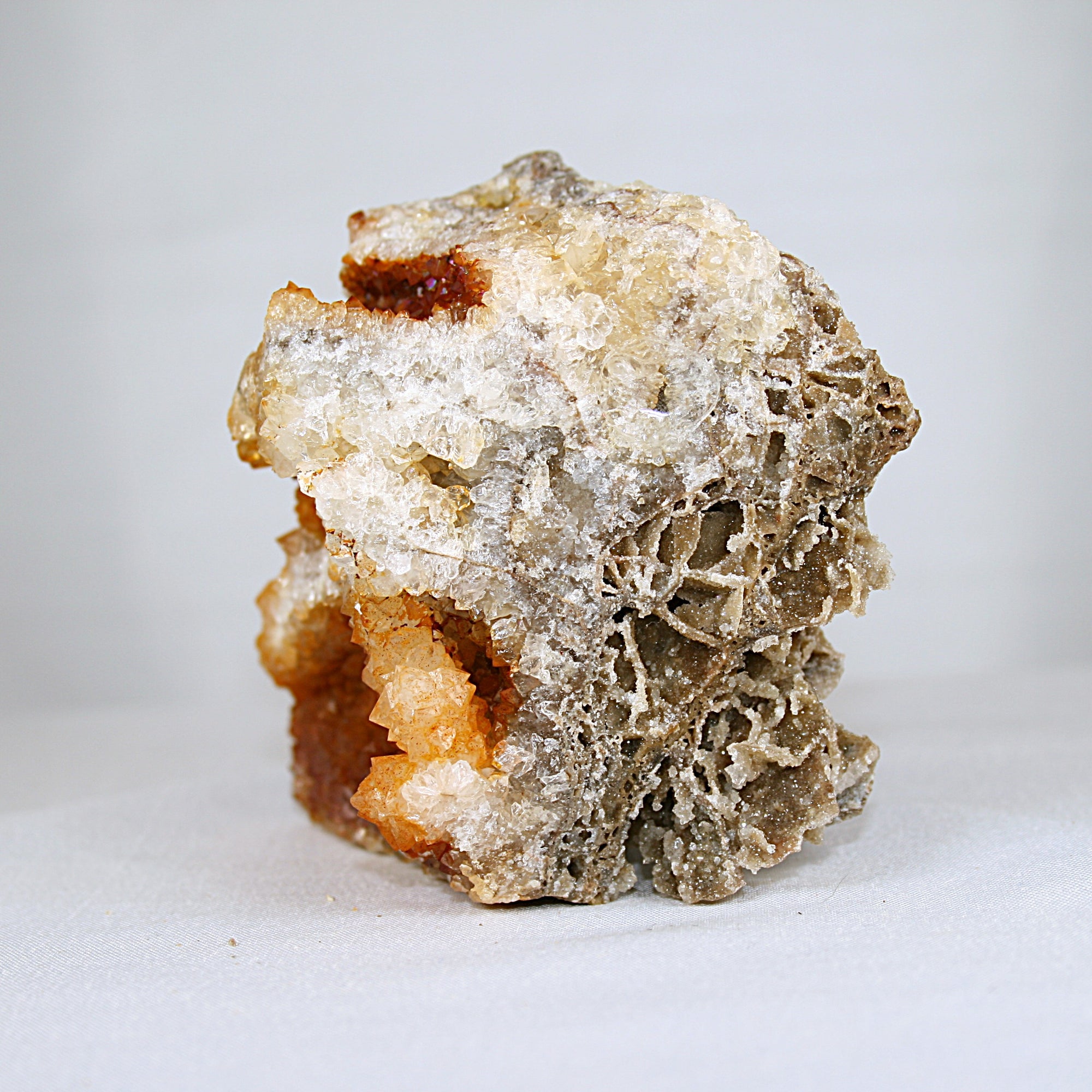 Citrine with Stibnite