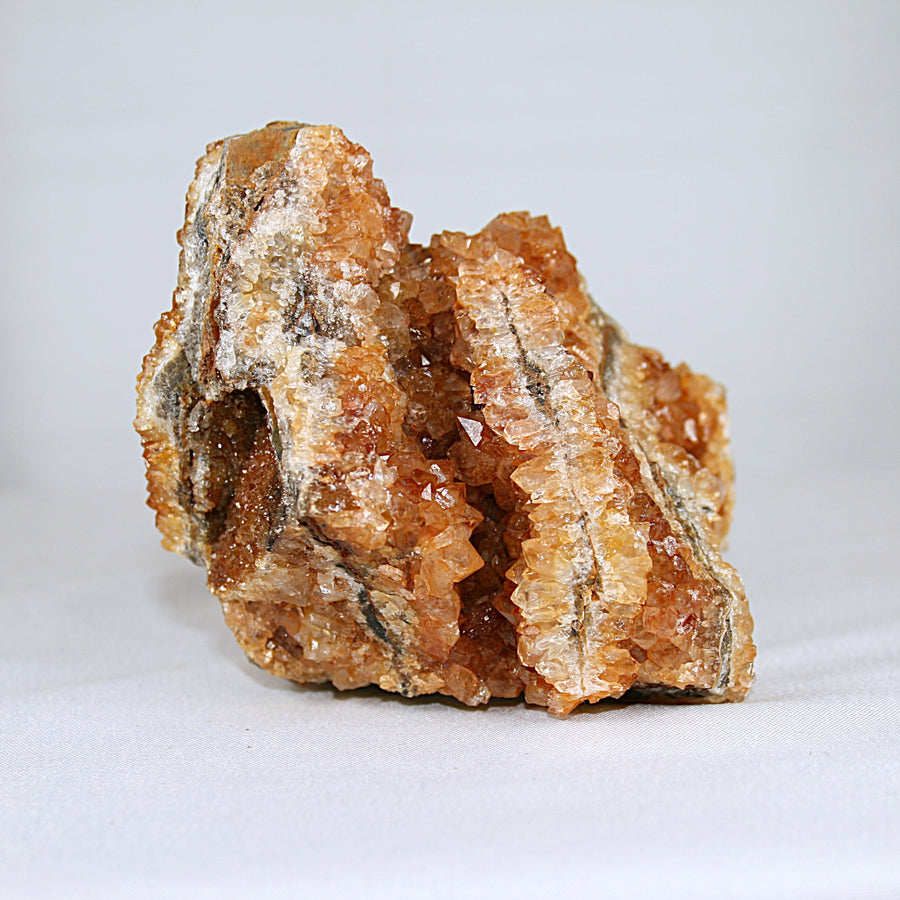 Citrine with Stibnite