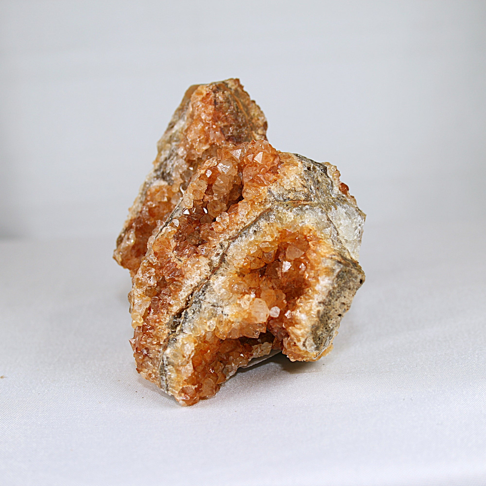 Citrine with Stibnite