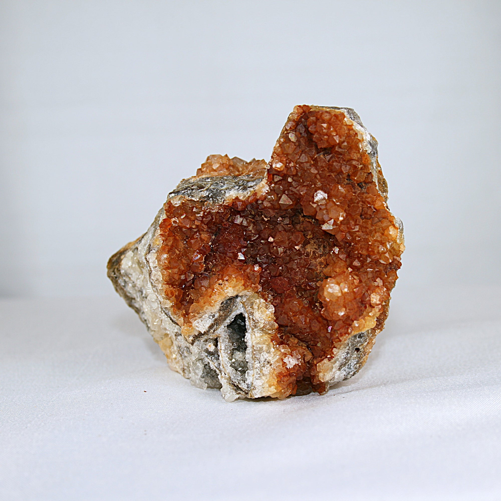 Citrine with Stibnite