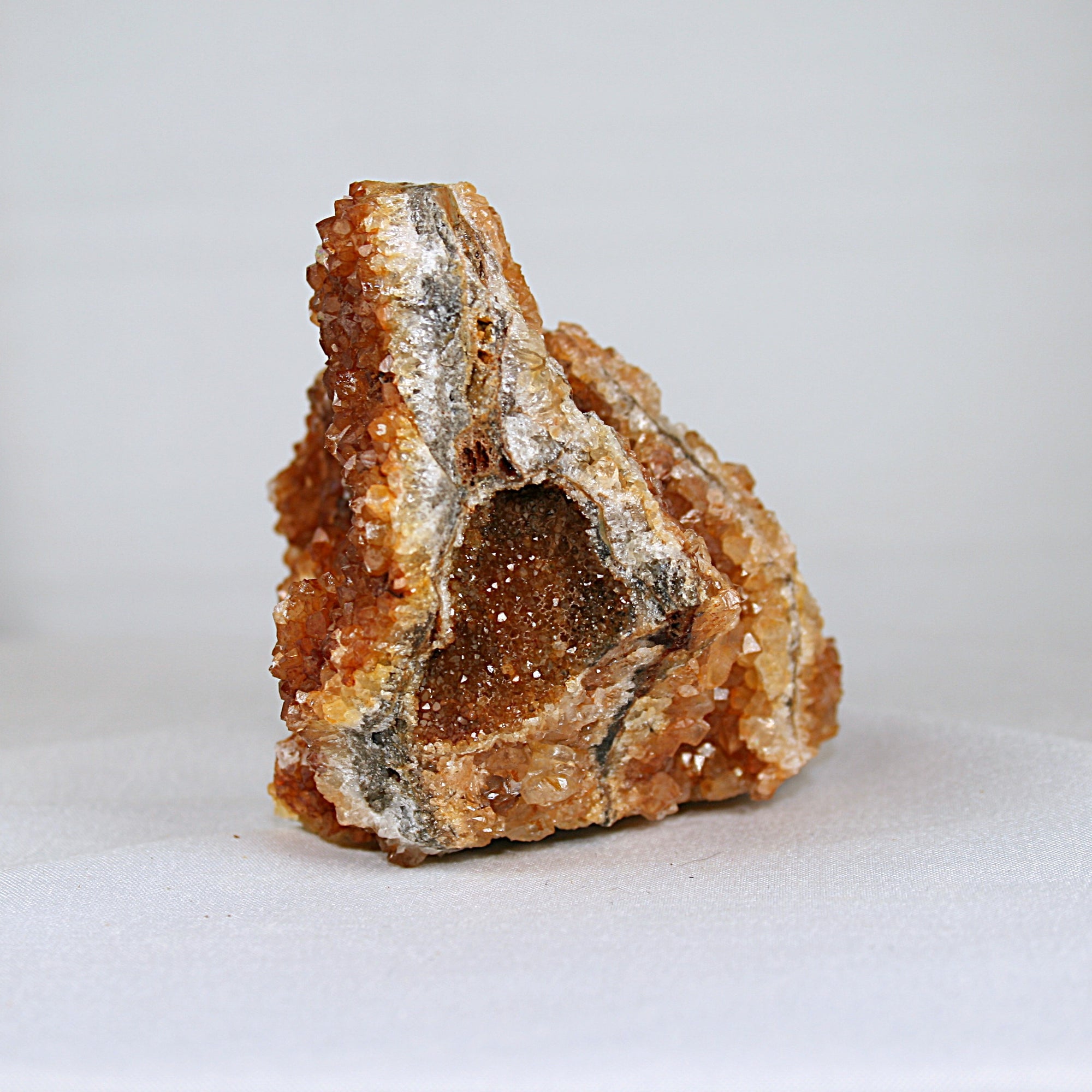 Citrine with Stibnite