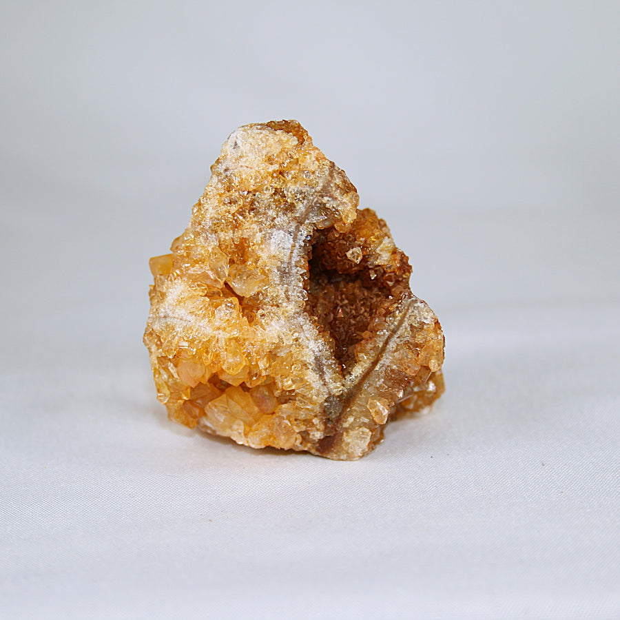 Citrine with Stibnite