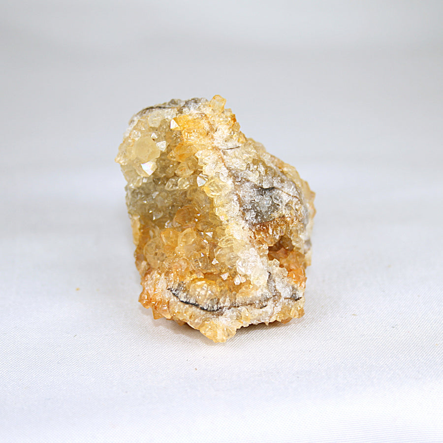 Citrine with Stibnite