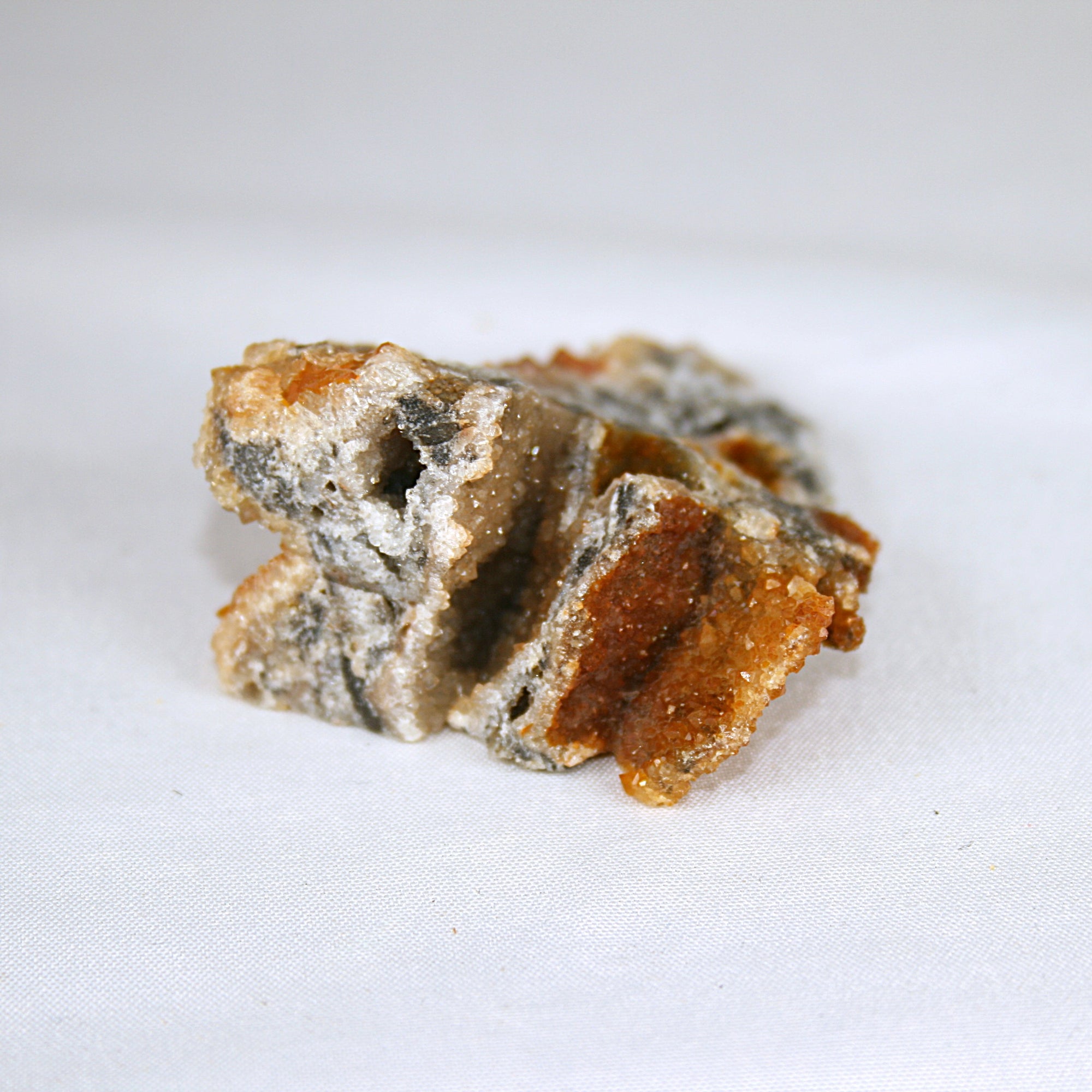 Citrine with Stibnite