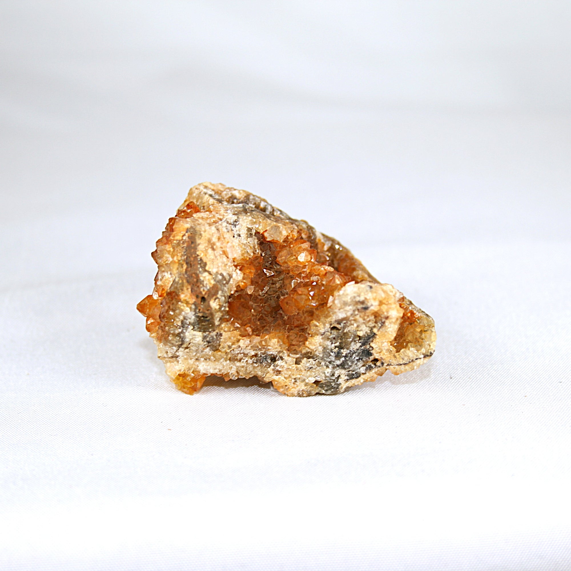 Citrine with Stibnite