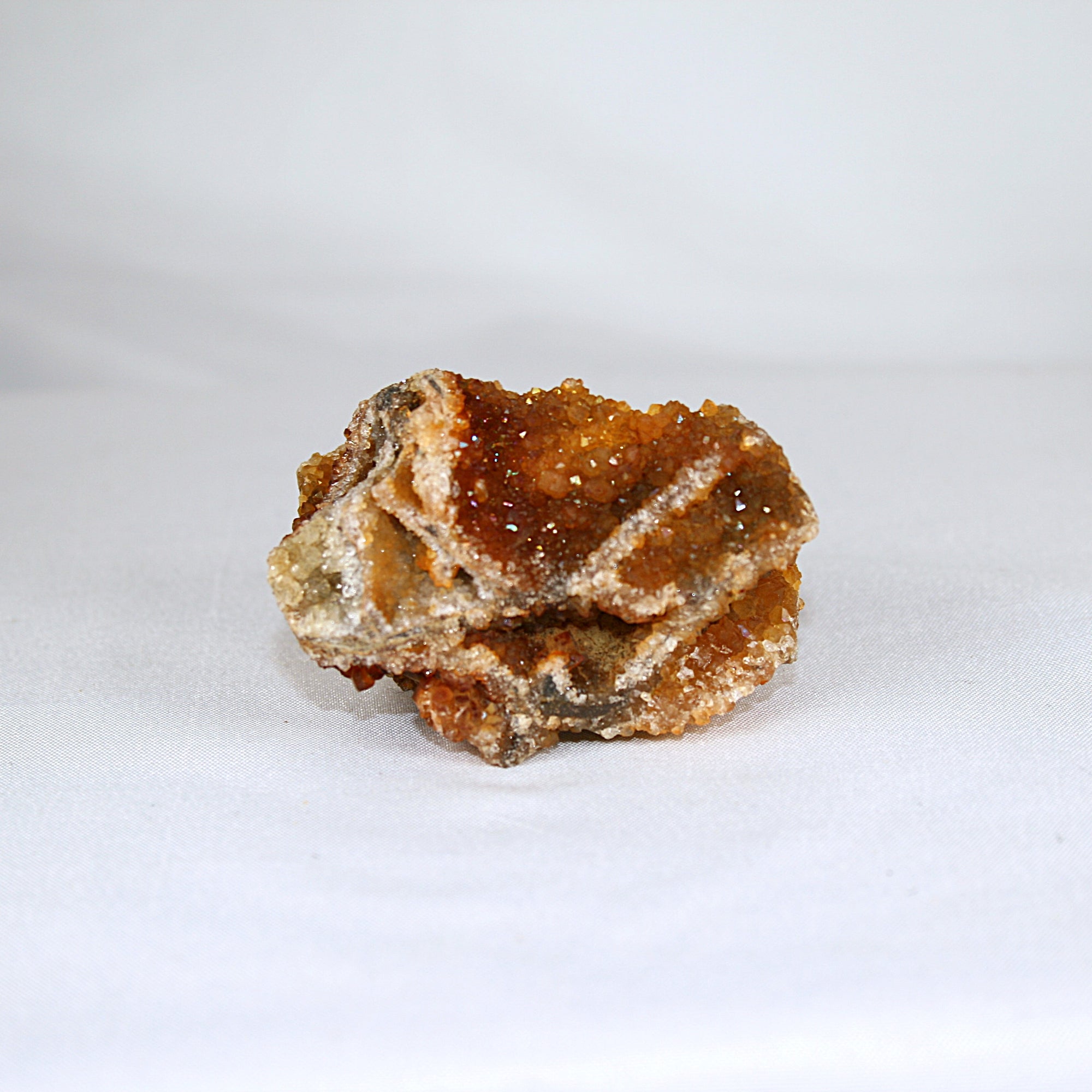 Citrine with Stibnite