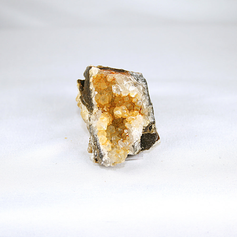 Citrine with Stibnite
