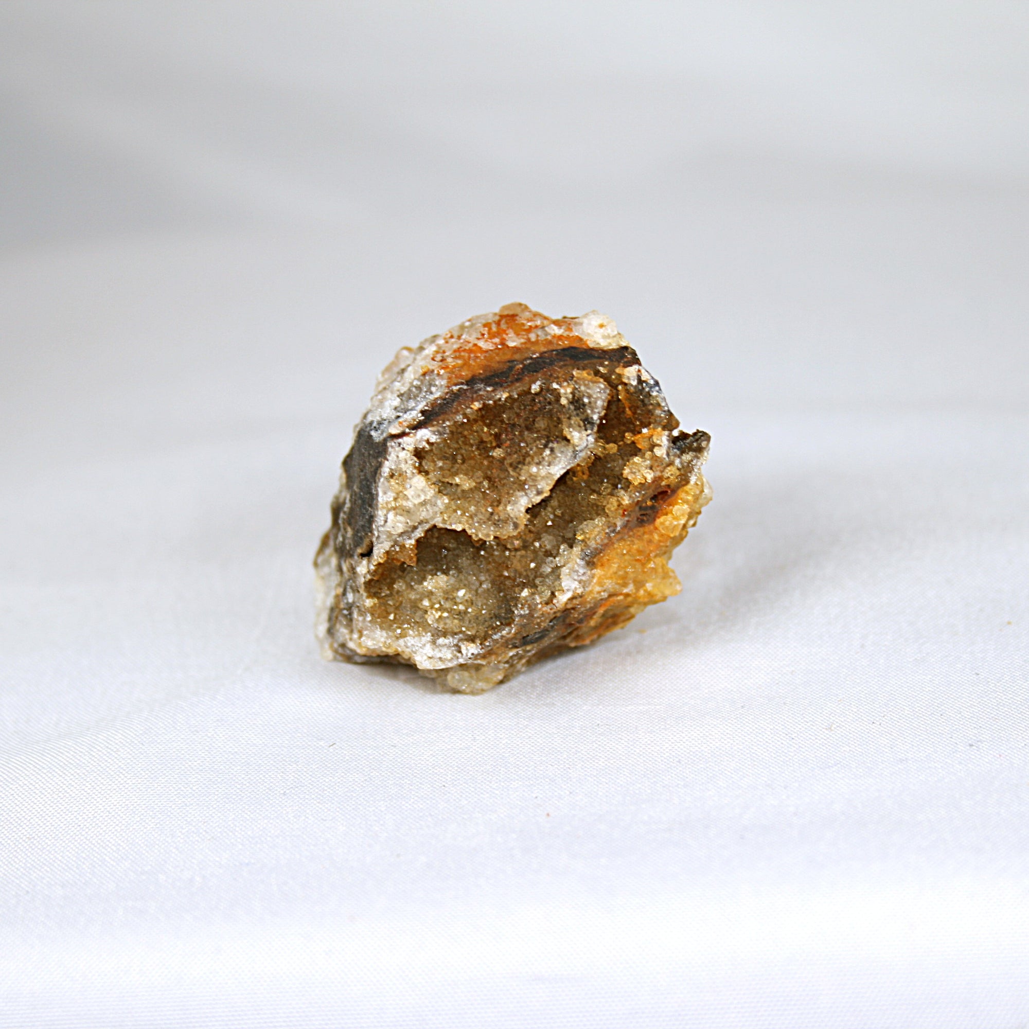 Citrine with Stibnite