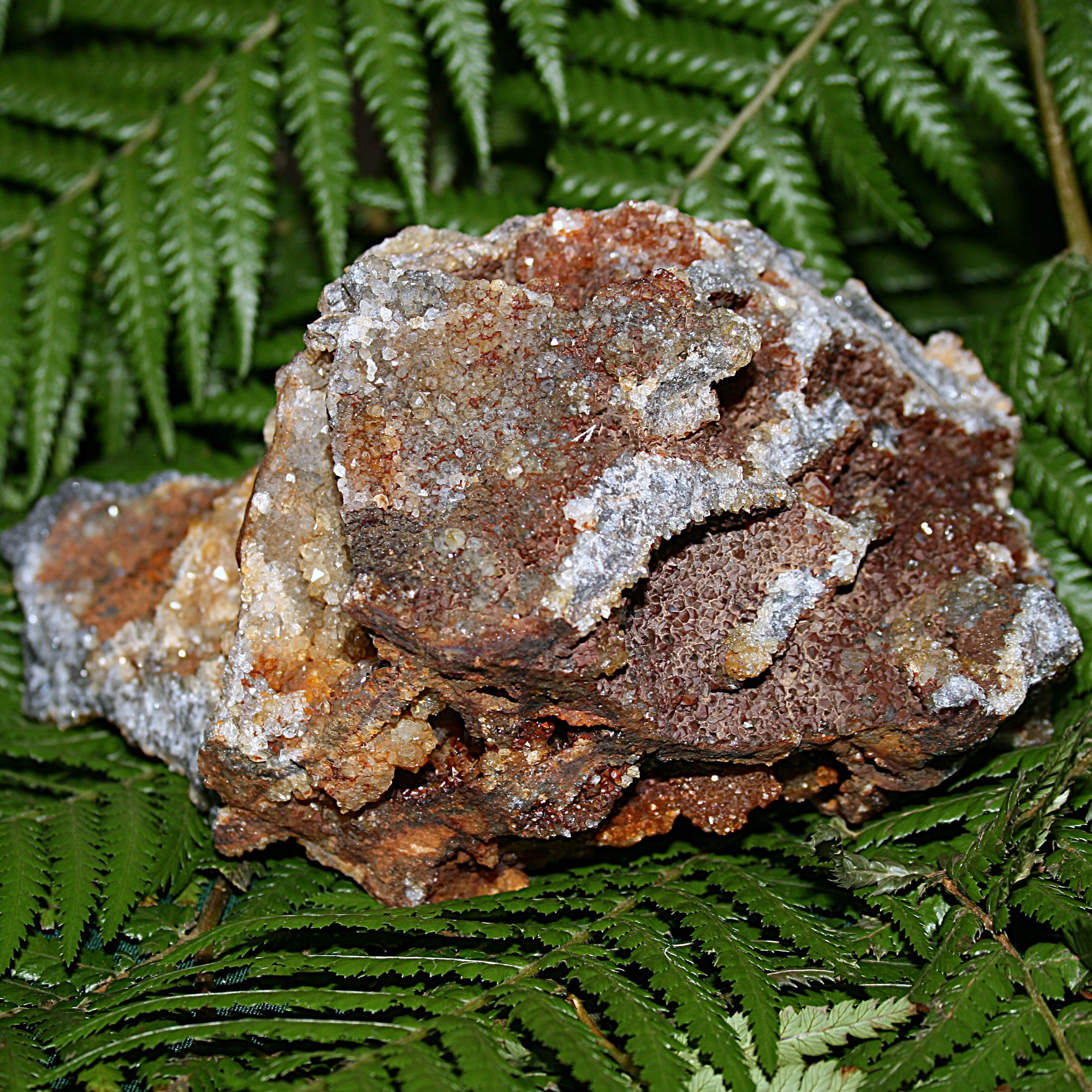 Citrine with Stibnite