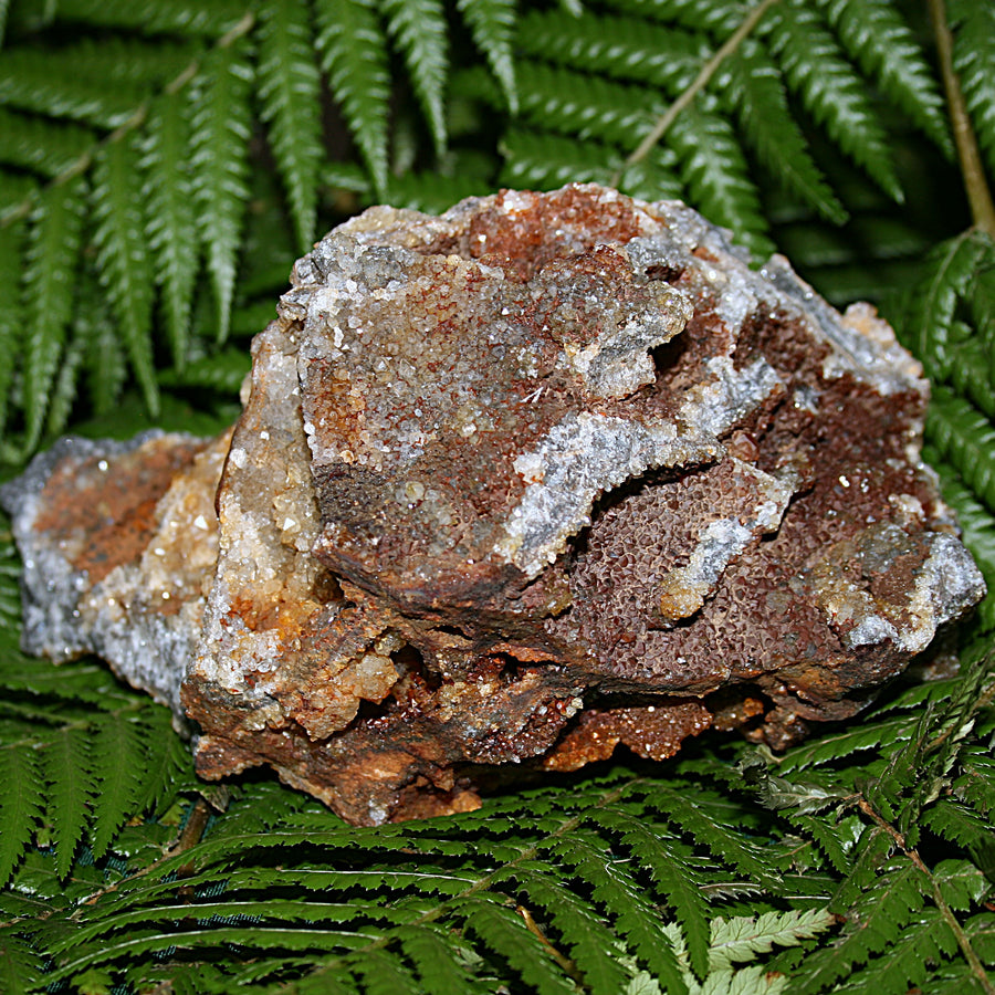 Citrine with Stibnite